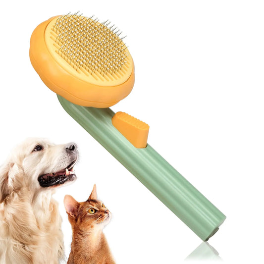 Pet Self Cleaning Hair Comb
