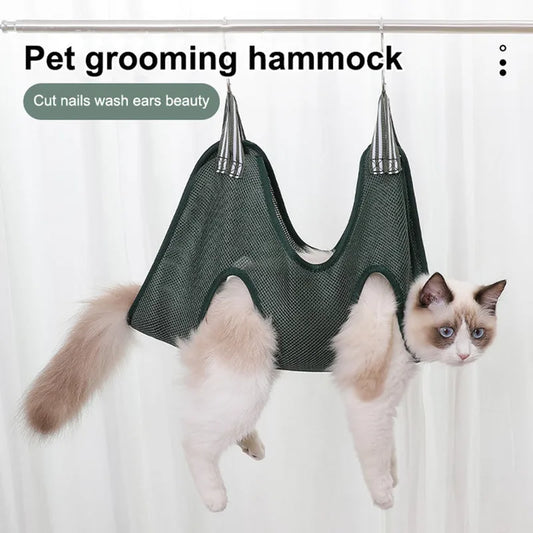 Pet Cat Grooming Hammock
